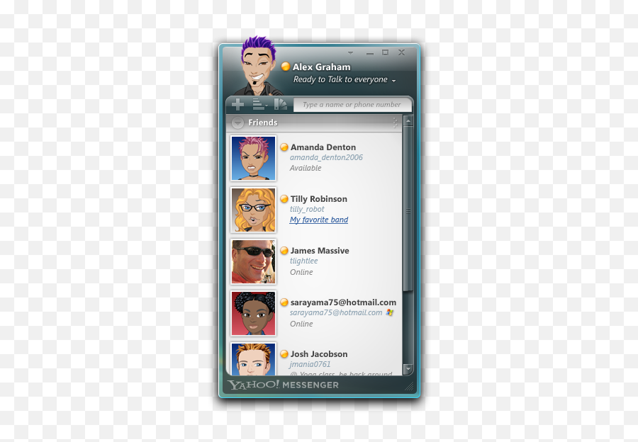 Messenger For Windows Vista - Yahoo Messenger For Vista Emoji,Yahoo Messenger Emoticons Download