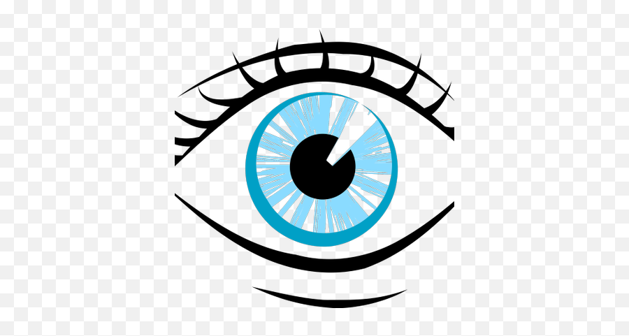 4570book Closing Eyes Clipart Png In Pack 4743 - Blue Eye Drawing Simple Emoji,Eyeball Emoji