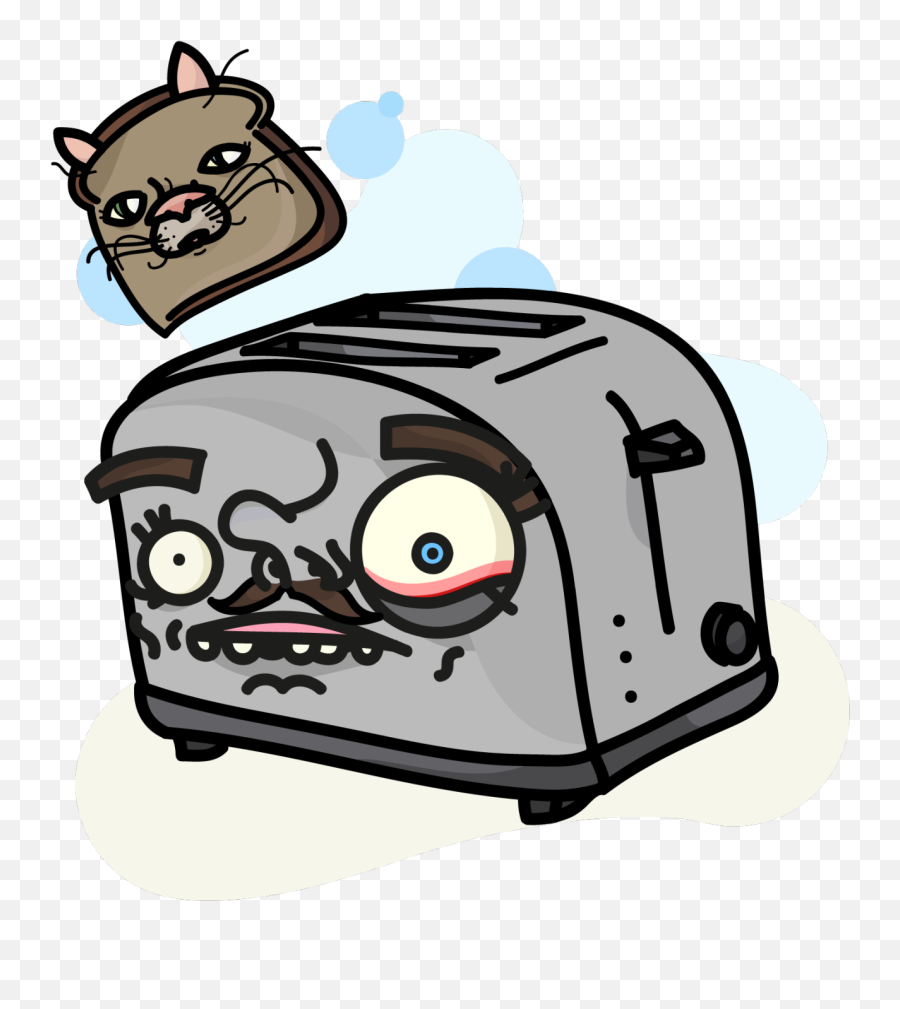 Detective Toaster Head Clipart - Cartoon Emoji,Toaster Emoji