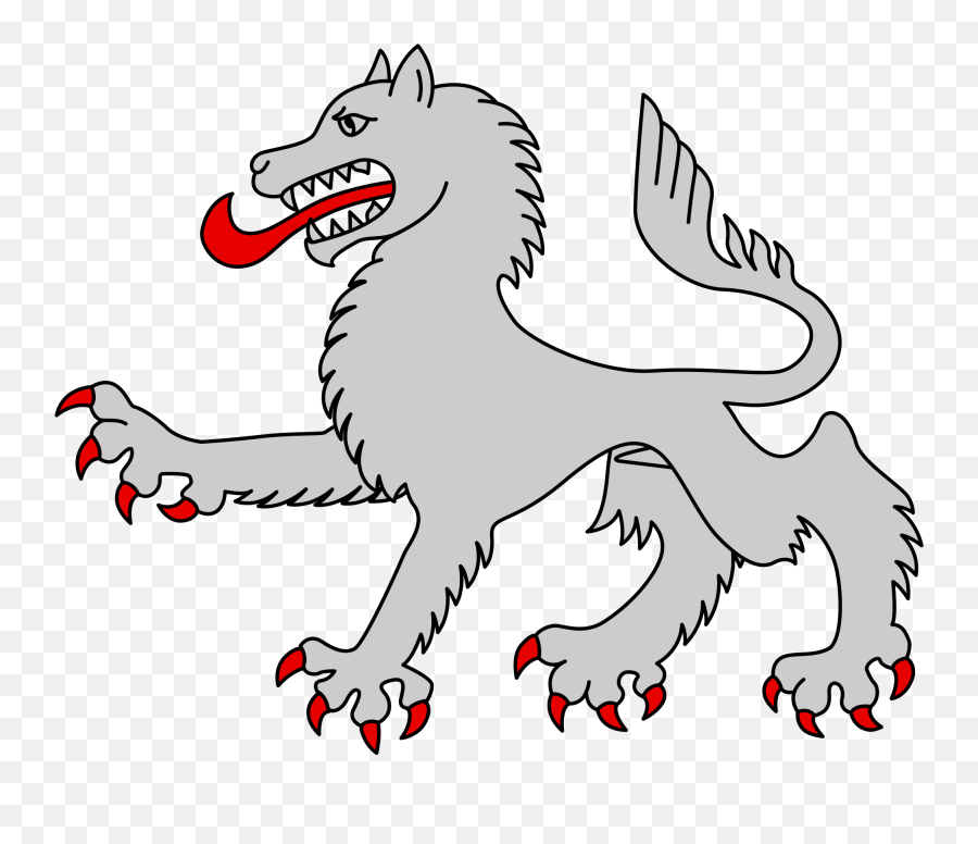 Wolves Clipart Svg Wolves Svg Transparent Free For Download - Coat Of Arms Wolf Png Emoji,Werewolf Emoji