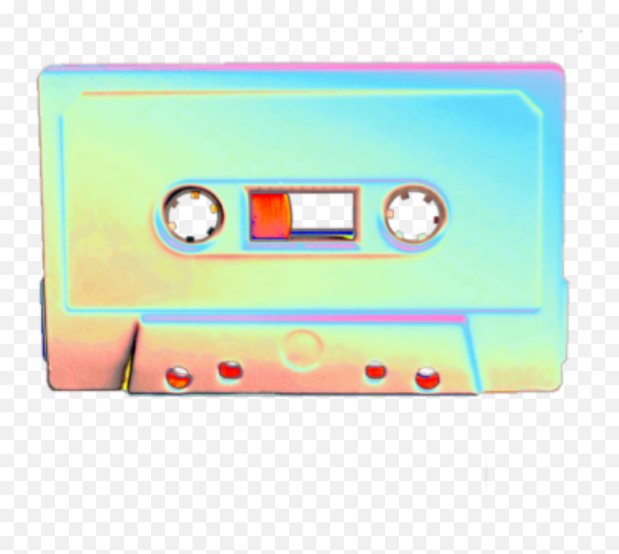 Original Tape Cassette Holo Hologra - Vaporwave Cassette Tape Aesthetic Emoji,Cassette Emoji