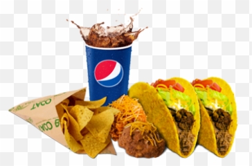 Tacobell Tacos Gordita Nachos Pepsi - Nachos Emoji,Nacho Emoji