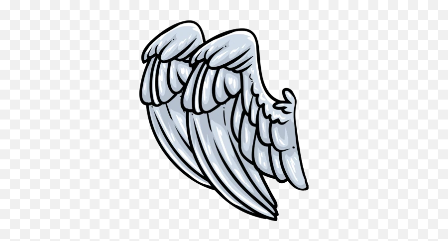 Pegasus Wings - Angel Wings Club Penguin Emoji,Emoji Wings