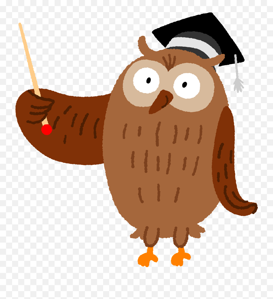 Clipart - Animal Teacher Clip Arts Emoji,Emoji Owl
