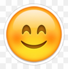 Relaxed Smile Emoji - Clipart