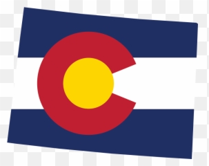 High Resolution Colorado Flag Clipart - Bumper Sticker Emoji