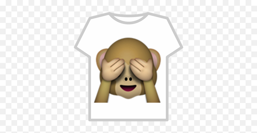 Emoji Monkey Covering Eyes - Monkey Eyes Emoji Png,Monkey Emoji Transparent