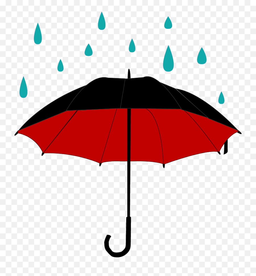 Wet Umbrella Clipart - Umbrella With Rain Clipart Png Emoji,Umbrella And Sun Emoji