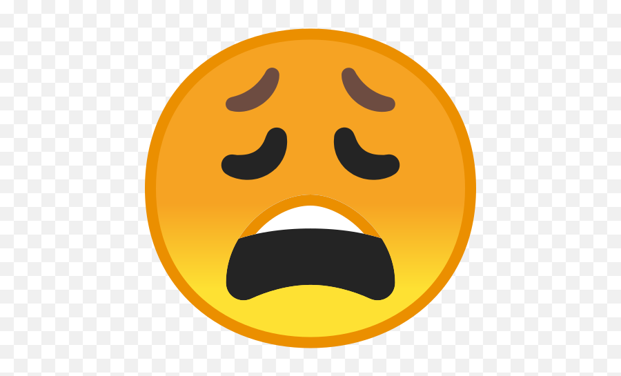 Weary Face Emoji - Distress Emoji,Weary Emoji
