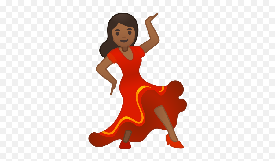 Noto Emoji Oreo 1f483 1f3fe - Dancing Woman Emoji,Arms Up Emoji