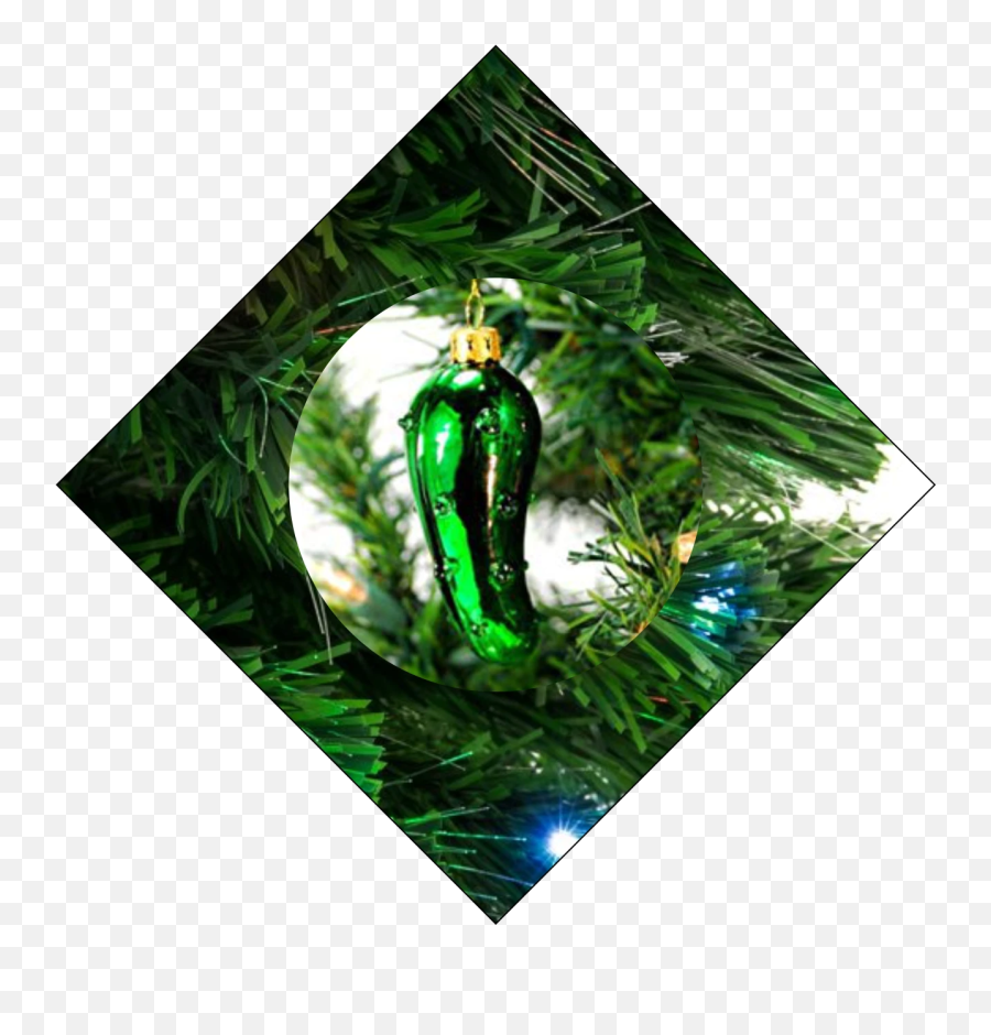 Star Christmas Pickle Logo Trophy - Glass Pickle On Christmas Tree Emoji,Evergreen Tree Emoji