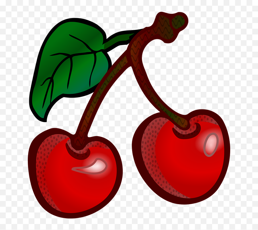 Free Cherries Cherry Vectors - Cherries Clipart Emoji,Cupcake Emoticon