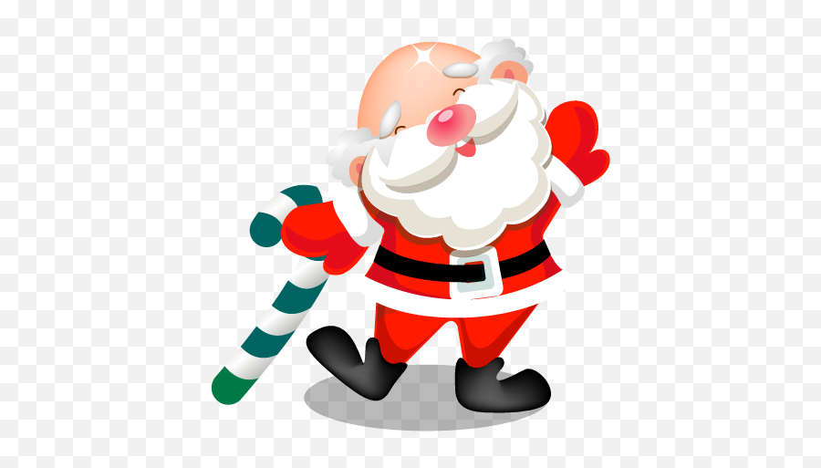 Santa Dancing Icon Free Download As Png - Santa Icon Emoji,Dancing Santa Emoticon