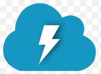 Blue Lightning Bolt Png - Salesforce Logo Vector Emoji