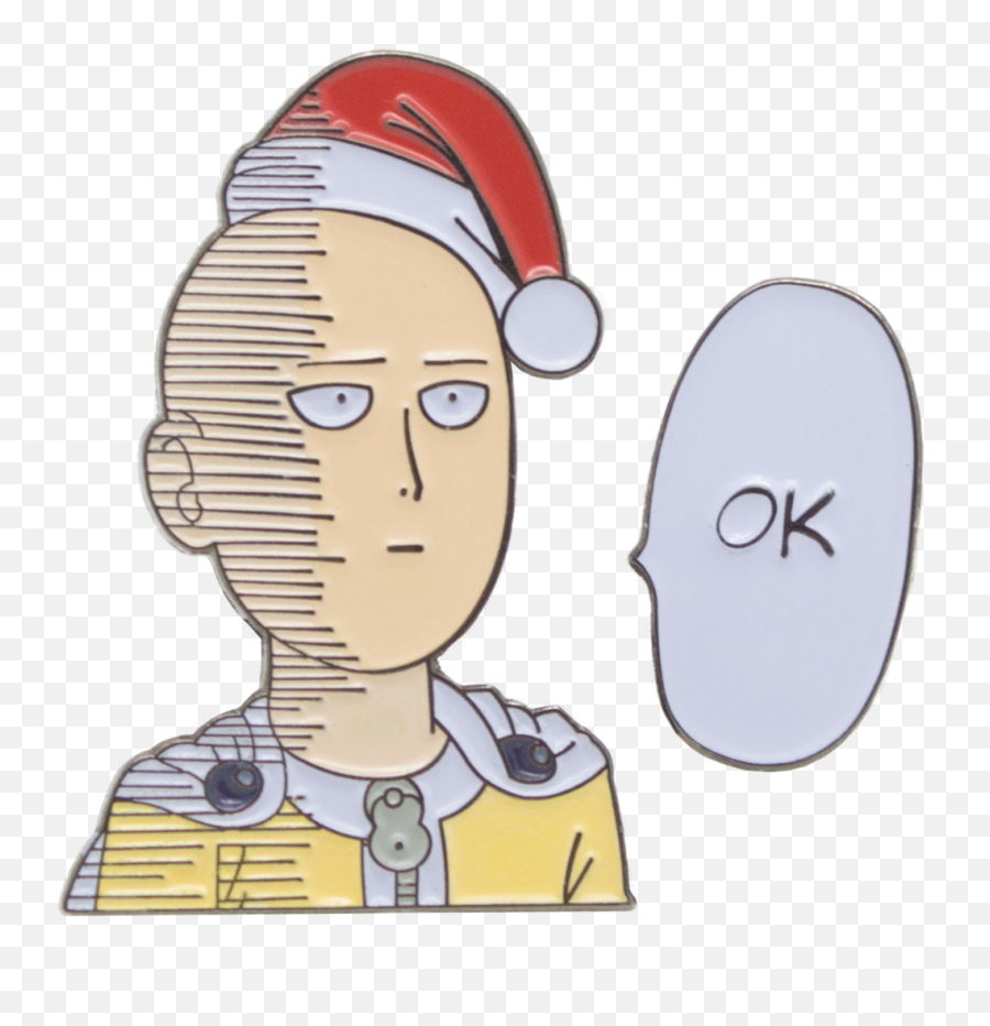 Download Hd Saitama Wishes You An Ok Christmas - One Punch Christmas One Punch Man Emoji,Punch Emoji