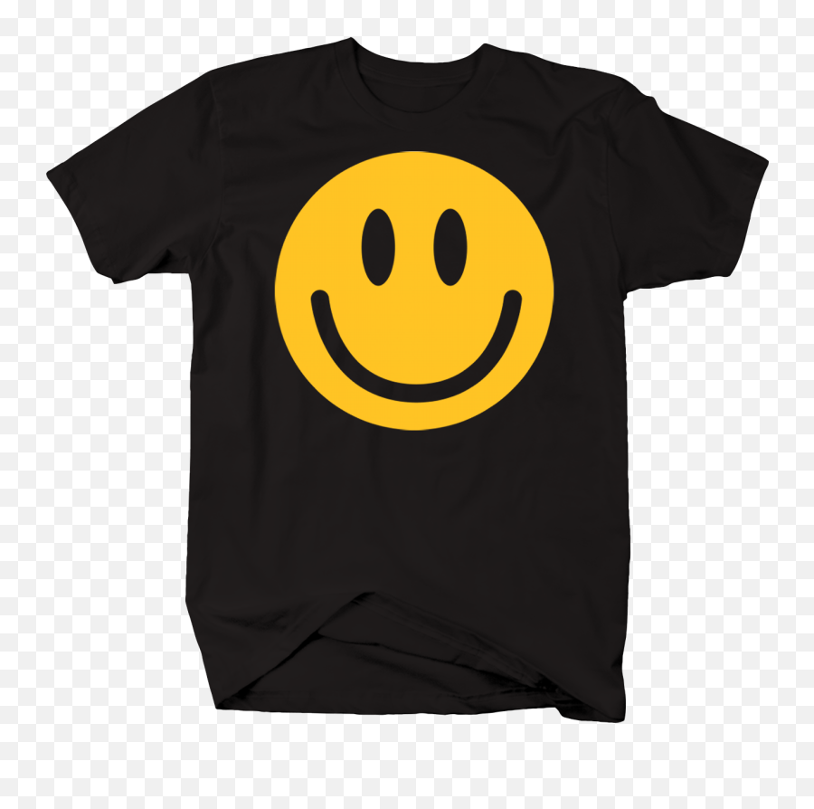 Big Yellow Smiley Face Happy Joy Peace Love Tshirt Ebay - Kanye West Shirt Emoji,Sarcasm Emoticon