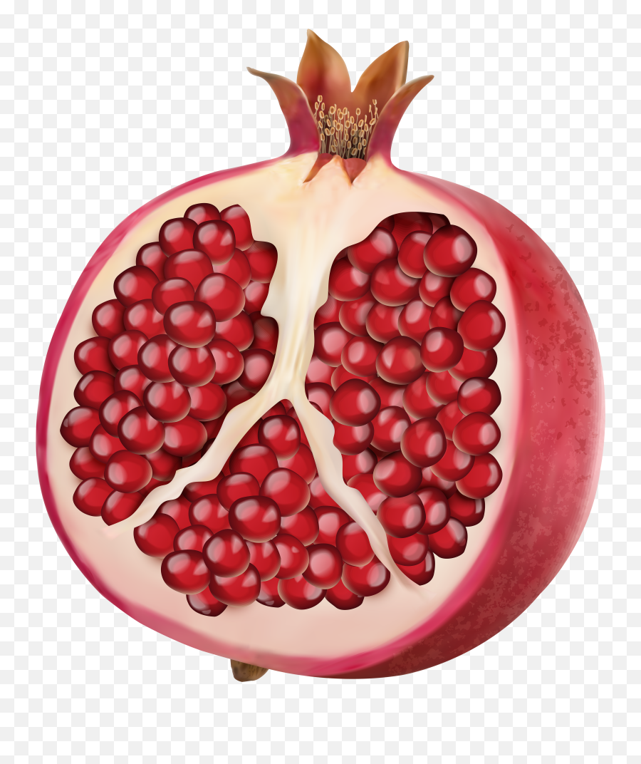 Pomegranate Clipart - Transparent Background Pomegranate Clipart Emoji,Pomegranate Emoji