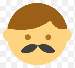 Mustache Emoticon At Getdrawings Free Download - Dead Person Head Cartoon Emoji,Brown Nose Emoji