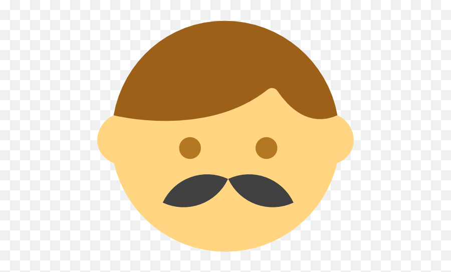 Mustache Emoticon At Getdrawings Free Download - Dead Person Head Cartoon Emoji,Brown Nose Emoji