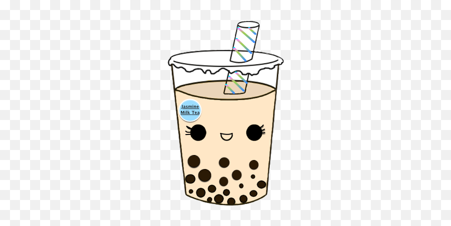 Bobalicious Boba - Transparent Bubble Tea Emoji,Boba Emoji