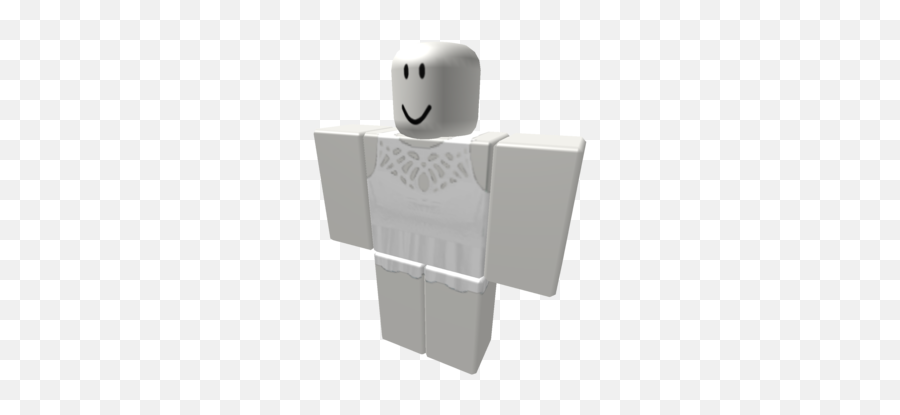 White Dress - Roblox Roblox Toy Animation Pack Emoji,Emoji Girl Clothes