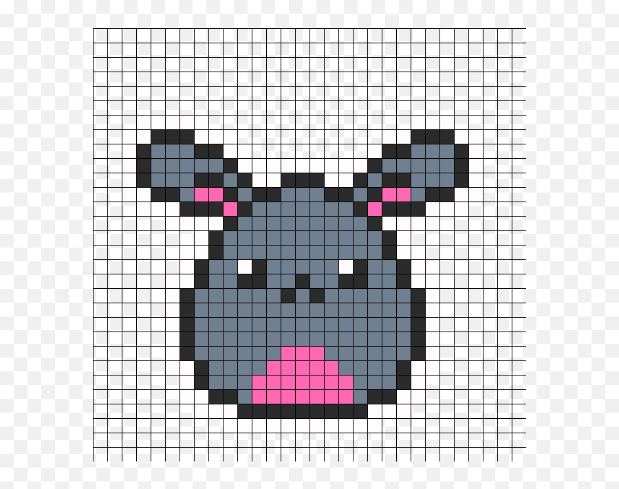 Bunny Egg Perler Bead Pattern Bead Sprites Animals Fuse - Perler Beads Patterns Animals Emoji,Rabbit Egg Emoji