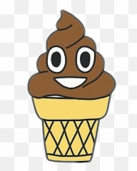 Chocolate Helado Popo Caquita Emoji - Pile Of Poo Emoji,Chocolate Emojis