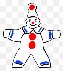 Clown Party Celebration Holiday Funny - Simple Picture Of Joker Emoji,Dance Emoticon