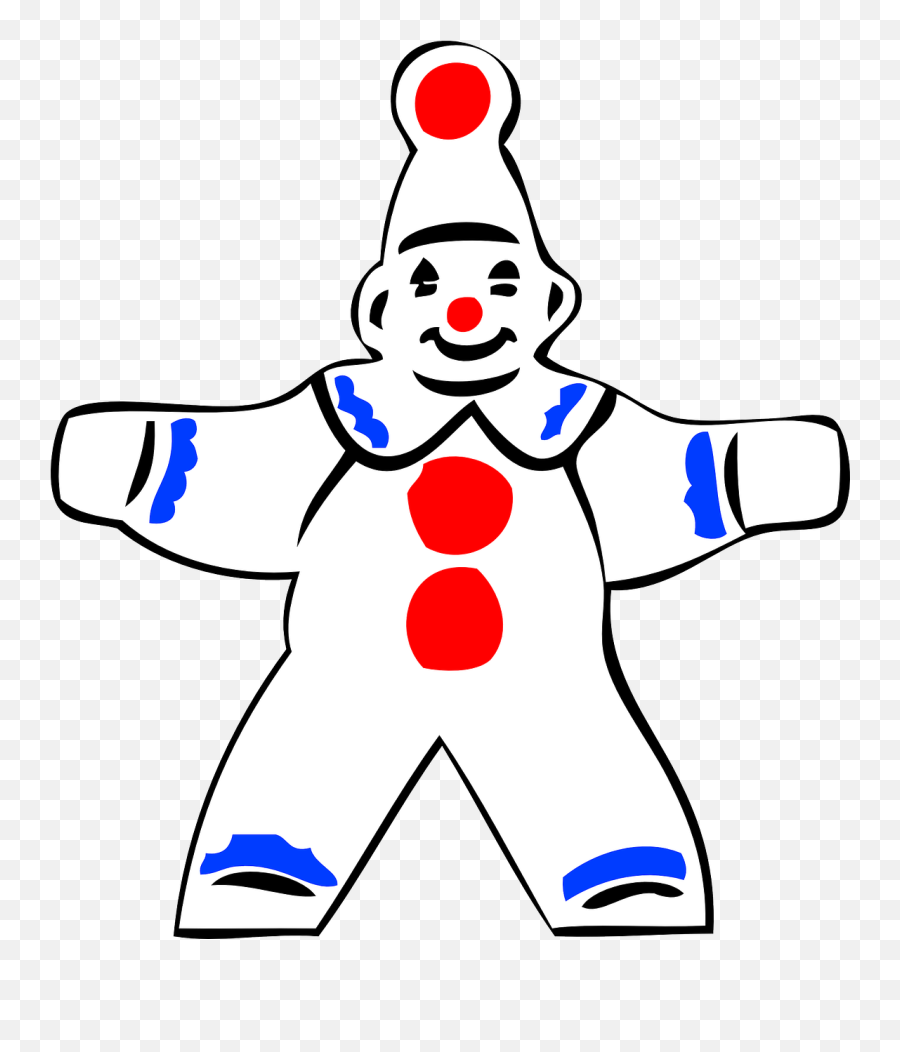 Clown Party Celebration Holiday Funny - Simple Picture Of Joker Emoji,Dance Emoticon