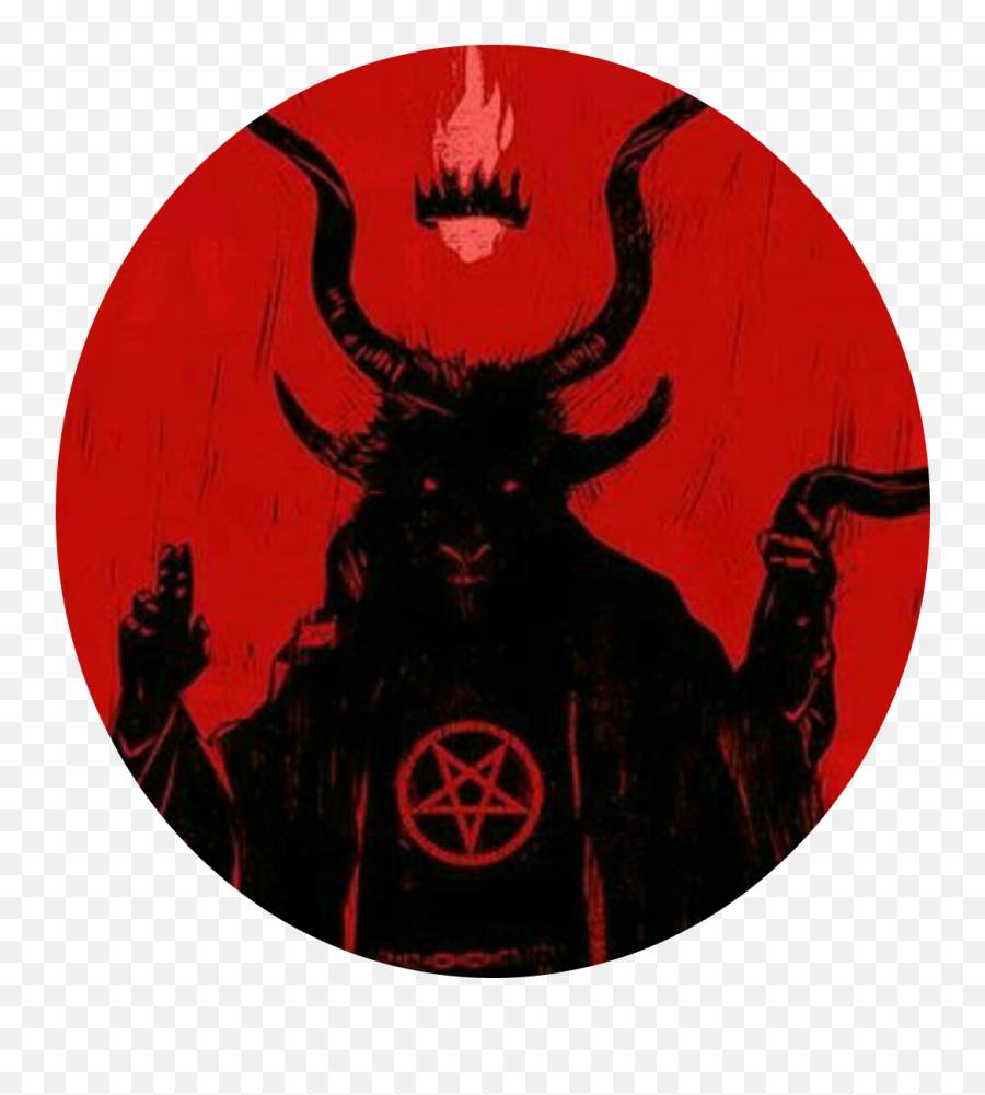 Satan Baphomet 666 Satanic Sticker - Satanic Art Emoji,Baphomet Emoji