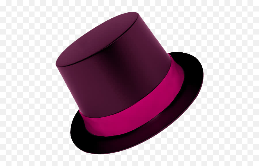 Top Hat Purple - Transparent Purple Top Hat Png Emoji,Top Hat Emoji