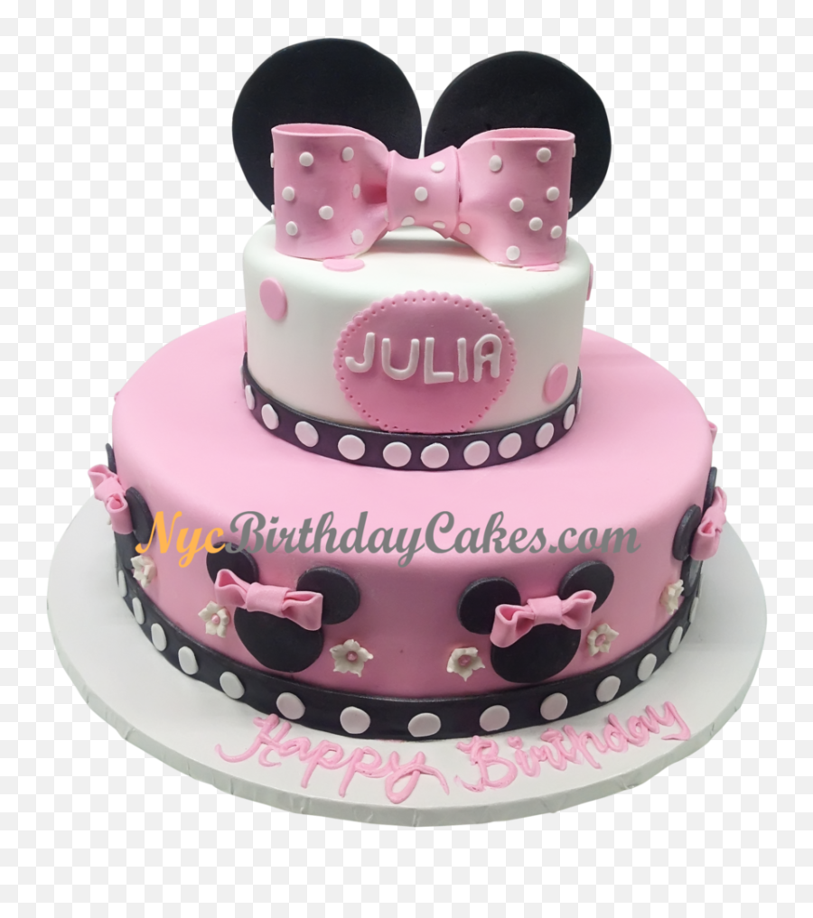 Birthday Cake - Minnie Mouse Themed Cskes Emoji,Emoji Birthday Cakes