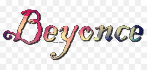 Beyonce Text Sticker - Dot Emoji