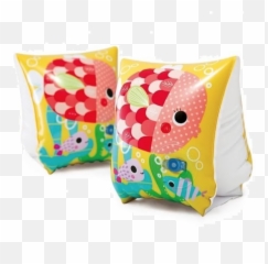 Tropical Buddies Arm Bands Ages 3 - 9 23 X 15cm Intex Zwembandjes Emoji,Giant Emoji Pillow
