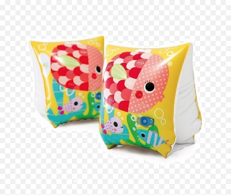 Tropical Buddies Arm Bands Ages 3 - 9 23 X 15cm Intex Zwembandjes Emoji,Giant Emoji Pillow