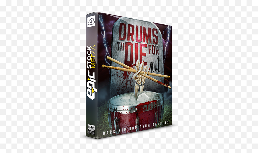 Drums To Die For Box V1 Dark Hip Hop - Drum Kit Emoji,Drum Set Emoji