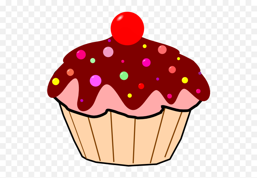 Cupcake Free To Use Clip Art - Cup Cake Clipart Emoji,Emoji Cupcakes