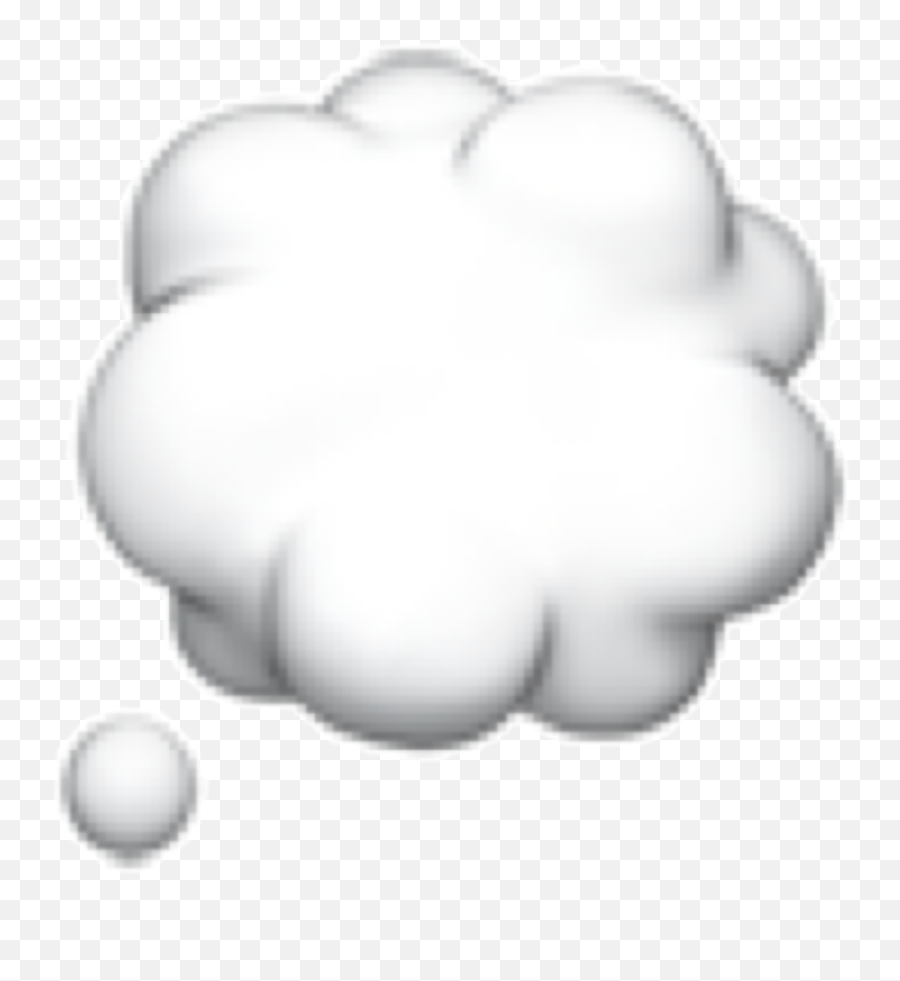 Emoji Bubble Speechbubble Thinking Denkblase White Free - Clip Art,Speech Bubble Emoji