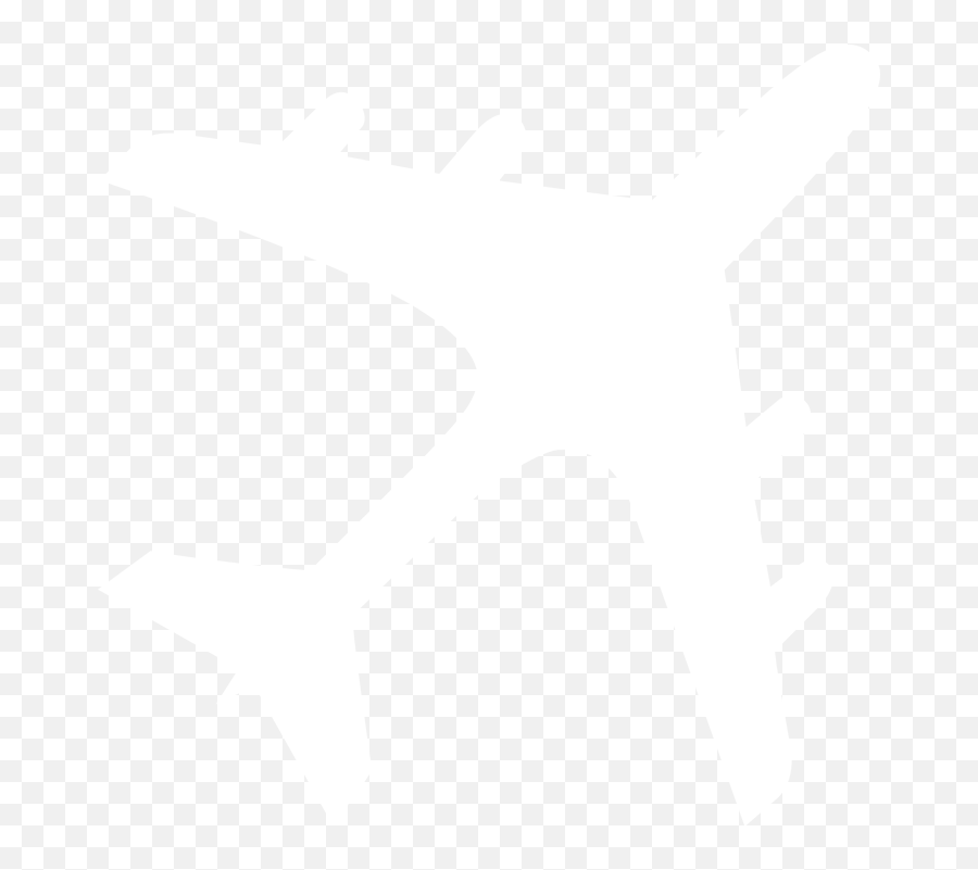 Free Aviation Airplane Vectors - Airplane White Silhouette Png Emoji,Airplane Emoticon