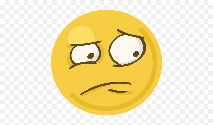 Worried Emoji Png - Emoji Preocupado Png,Emoji Triste