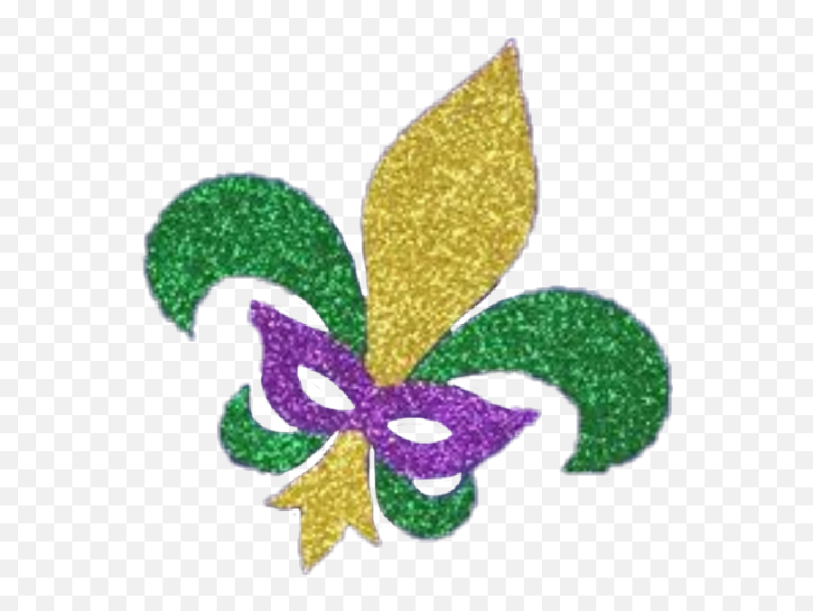 Fleurdelis Mask Mardigras Nola Neworleans Louisiana - Clip Art Emoji,Fleur De Lis Emoji