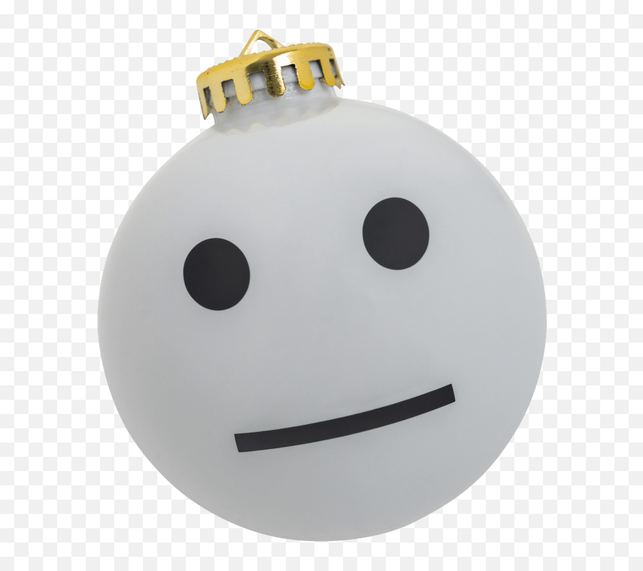 Meh Face Christmas Ornaments - Smiley Emoji,Emoji Meh