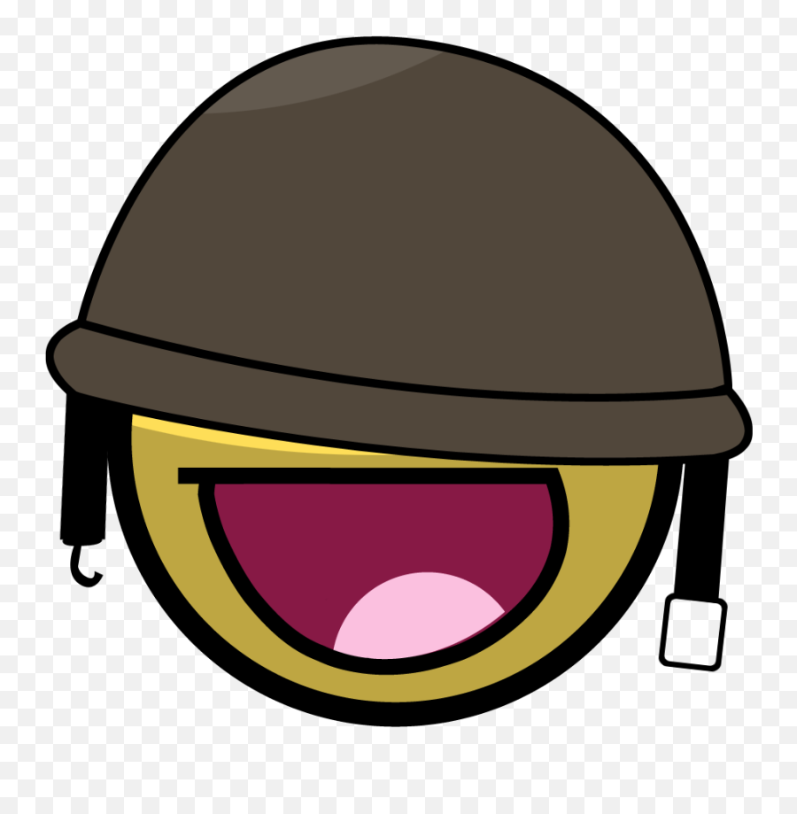 The Awesome Smiley Collection - Awesome Smiley Face Emoji,Soldier Emoji
