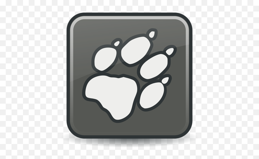 Dog Paw Sign Vector Image - Jack Wolfskin Paw Logo Png Emoji,Paw Print Emoticon