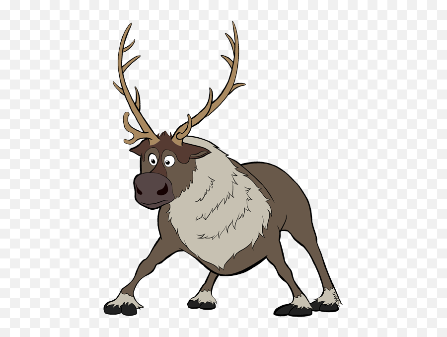 Emoji Fever Transparent Png Clipart - Sven Frozen Clip Art,Elk Emoji