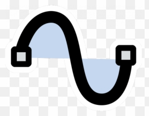 Primary Tool Curve - Black And White Clipart Emoji
