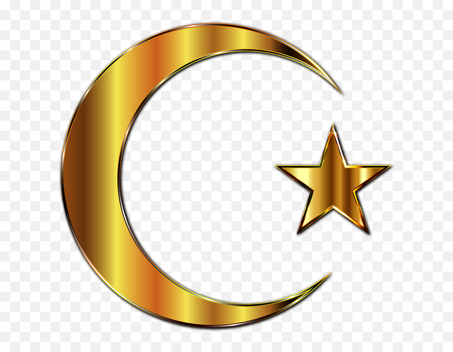 Crescent Moon Star - Star And The Crescent Emoji,Crescent Moon And Star Emoji