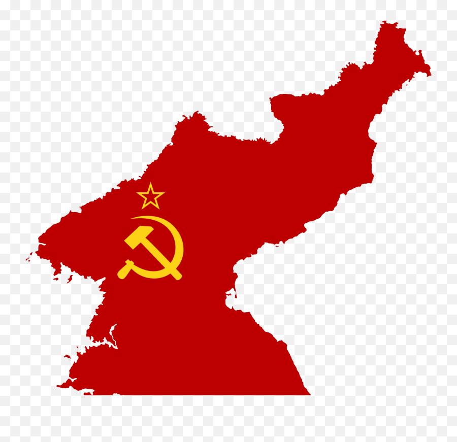 Flag Map Of Soviet Civil Authority - Capital Of North Korea On A Map Emoji,Soviet Flag Emoji