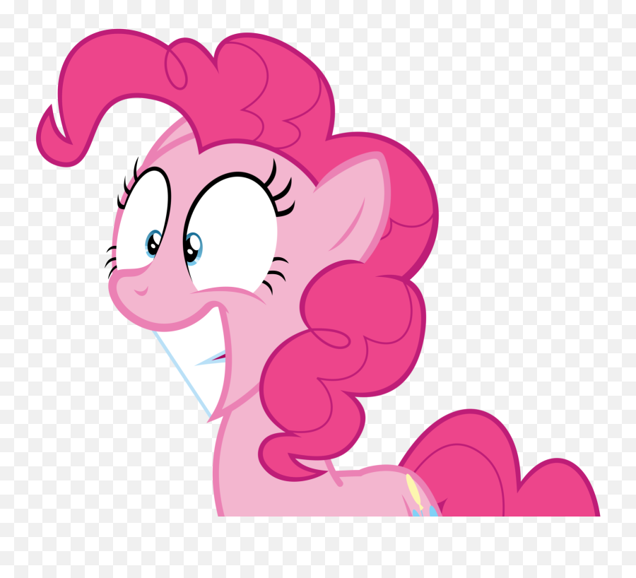 Download Hd Pinkie Pie Smile Png Clip Art Transparent - Mlp Pinkie Pie Smiling Emoji,Excited Emoji Png