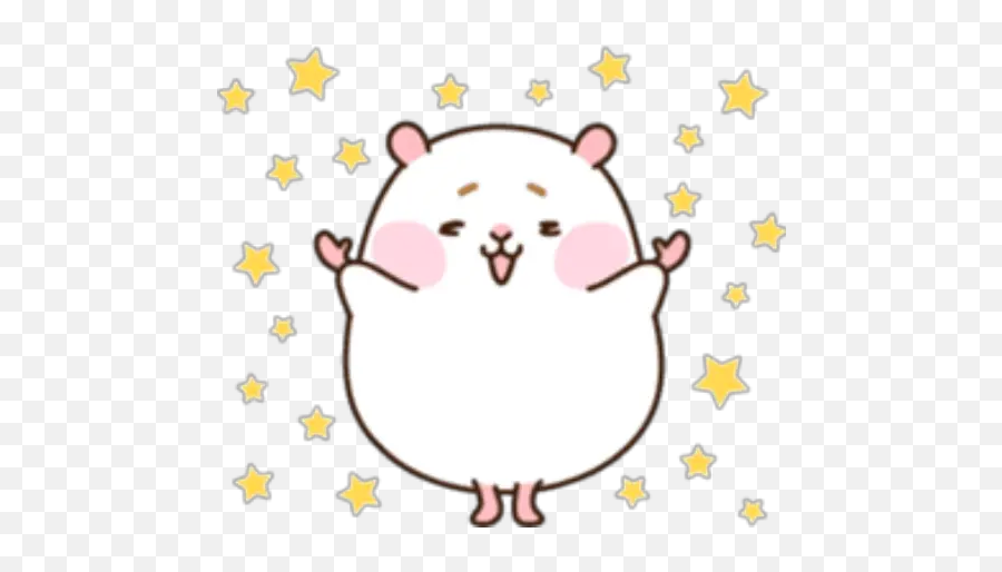 Hamster Dango Stickers For Whatsapp - Bonitas Frase Buenas Noches Emoji,Dango Emoji